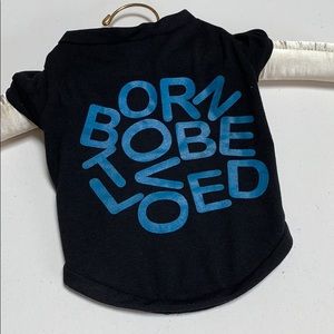 Pet Clothes Dog Cat Shirt Pullover Black Summer